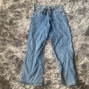 Brand new SHEIN SXY chain linked wide leg jeans